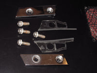 99-05 Mazda Miata OEM Chrome Hardtop Frankenstein Plate Rear Deck Striker