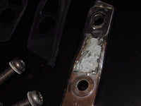 99-05 Mazda Miata OEM Chrome Hardtop Frankenstein Plate Rear Deck Striker