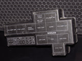 90-96 Nissan 300ZX OEM Engine Relay Fuse Box Cover