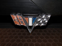 64 65 66 67 Chevrolet Corvette OEM Fender Emblem Badge