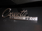63 64 65 Chevrolet Corvette OEM Rear Stingray Emblem Badge