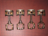 91 92 93 94 95 Toyota MR2 OEM N/A Engine Piston & Rod - Set