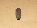 86-91 Mazda RX7 Engine Intermediate Housing Oil Block Off Drain Nut Bolt Cap