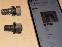 86-91 Mazda RX7 Engine Intermediate Housing Mount Stud Bolt Nut