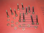 84 85 86 Nissan 300zx OEM Engine Valve Lifter Guide Mounting Bolt - Left Set