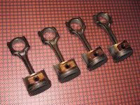 1991-1994 Nissan 240SX OEM Engine Piston Set - DOHC
