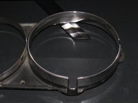 76 77 Toyota Celica OEM Headlight Chrome Bezel Cover - Left