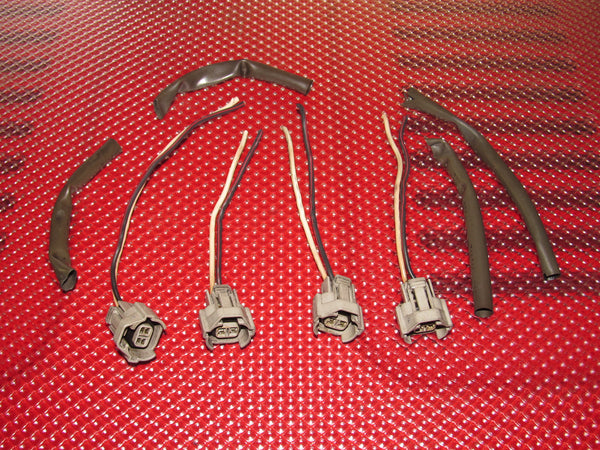 91 92 93 94 95 Toyota MR2 2.2L OEM Fuel Injector Pigtail Harness Set