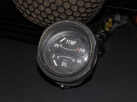 72 73 Datsun 240z OEM Temperature Temp & Oil Gauge Meter