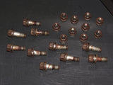 90 91 92 93 94 95 96 Nissan 300zx OEM Axle To Differential Bolt & Lock Nut Set