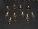 86 87 88 Mazda RX7 OEM Front Sub Frame Crossmember Mounting Bolt & Lock Nut