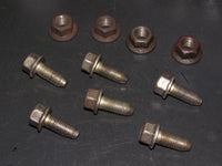 86 87 88 Mazda RX7 OEM Front Sub Frame Crossmember Mounting Bolt & Lock Nut