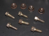 86 87 88 Mazda RX7 OEM Front Sub Frame Crossmember Mounting Bolt & Lock Nut
