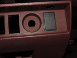 84 85 Mazda RX7 OEM Dash Blank Switch Delete Filler Cap Cover Trim