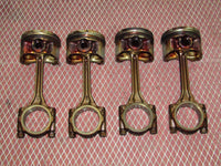 96 97 98 99 00 Honda Civic OEM D15Z4 None Vtec Engine Piston & Rod Set