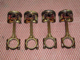 96 97 98 99 00 Honda Civic OEM D15Z4 None Vtec Engine Piston & Rod Set