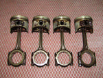 93 94 95 96 97 Honda Del Sol SI VTEC D16Z6 OEM Engine Piston & Rod Set