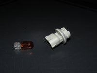 97 98 Toyota Supra OEM Front Bumper Turn Signal Corner Light Bulb Socket - Right