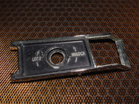 68-77 Chevrolet Corvette OEM Interior Door Panel Lock Handle Bezel Trim Cover - Left