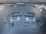 88 89 Honda CRX OEM Interior Rear Board Cover Release Switch & Holder Trim