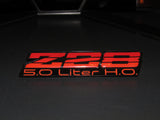 83 84 Chevrolet Camaro OEM Z28 5.0 Liter H.O. Dash Emblem Badge