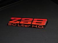 83 84 Chevrolet Camaro OEM Z28 5.0 Liter H.O. Dash Emblem Badge