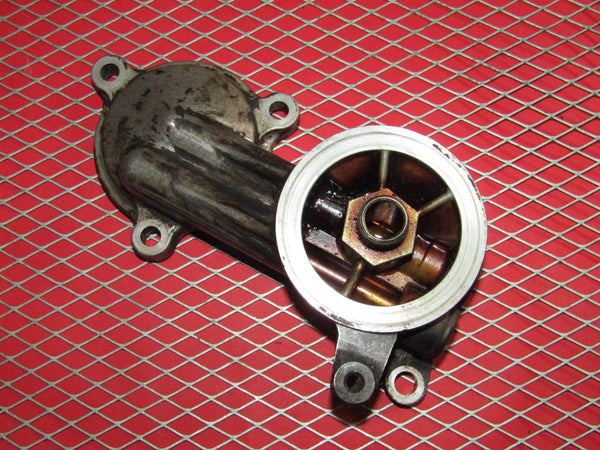 92-93 Toyota Camry OEM V6 Engine Oil Filter Block Adapter