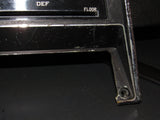 70 71 72 73 Datsun 240z OEM Dash Climate Control Radio Bezel Trim Cover Panel