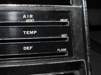 70 71 72 73 Datsun 240z OEM Dash Climate Control Radio Bezel Trim Cover Panel