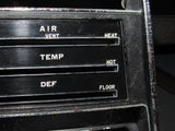 70 71 72 73 Datsun 240z OEM Dash Climate Control Radio Bezel Trim Cover Panel