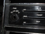 70 71 72 73 Datsun 240z OEM Dash Climate Control Radio Bezel Trim Cover Panel