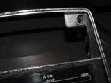 70 71 72 73 Datsun 240z OEM Dash Climate Control Radio Bezel Trim Cover Panel