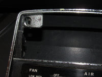 70 71 72 73 Datsun 240z OEM Dash Climate Control Radio Bezel Trim Cover Panel