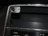 70 71 72 73 Datsun 240z OEM Dash Climate Control Radio Bezel Trim Cover Panel