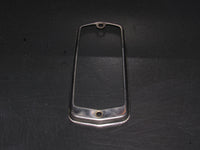 70 71 72 73 Datsun 240z OEM Front Side Marker Light Chrome Bezel Cover - Left