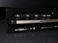 84 85 Toyota Supra OEM Temperature Climate Control Indicator Faceplate Cover