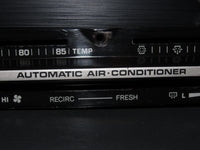 84 85 Toyota Supra OEM Temperature Climate Control Indicator Faceplate Cover