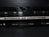 84 85 Toyota Supra OEM Temperature Climate Control Indicator Faceplate Cover