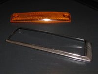 76 77 Toyota Celica OEM Front Side Marker Light Lamp Lens & Bezel - Left