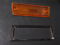76 77 Toyota Celica OEM Front Side Marker Light Lamp Lens & Bezel - Left
