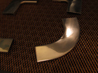 81 82 83 Datsun 280zx OEM Rear Window Glass Corner Moulding Chrome Trim