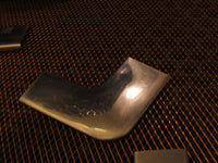81 82 83 Datsun 280zx OEM Rear Window Glass Corner Moulding Chrome Trim