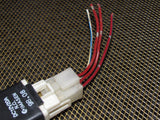 86 87 88 89 90 91 Mazda RX7 OEM DC12V20A Relay White Pigtail Harness Plug