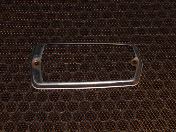 75 76 77 78 Datsun 280z OEM Rear Side Marker Light Lamp Chrome Mounting Bezel