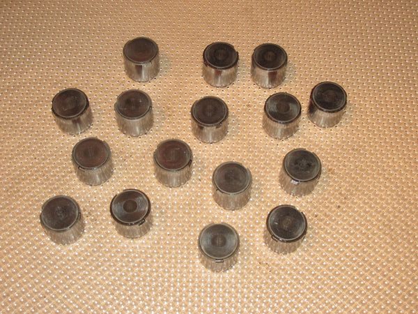 87 88 89 Toyota MR2 OEM Cylinder Head Valve Shim Bucket Cap Cover Set - 4AGE