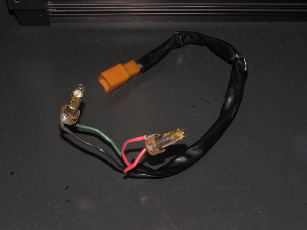 72 73 Datsun 240z OEM Fasten Seat Belt & Choke Light Bulb Socket & Harness