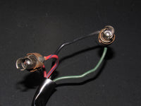 72 73 Datsun 240z OEM Fasten Seat Belt & Choke Light Bulb Socket & Harness