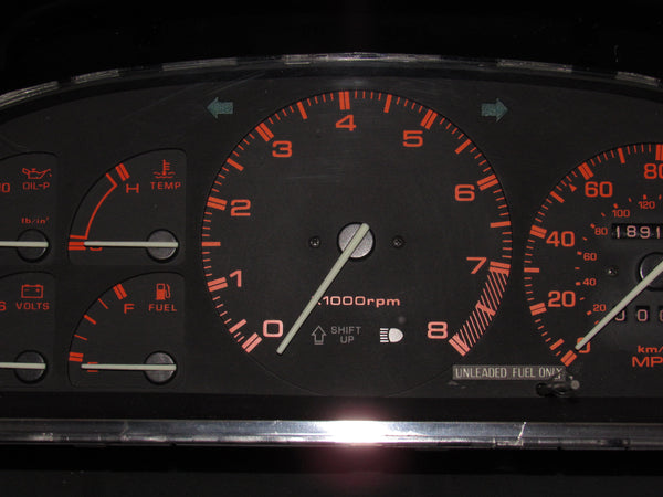 1990 Rx7 Tachometer 86 87 88 Mazda RX7 OEM Speedometer Instrument Cluster Meter Gauge ...