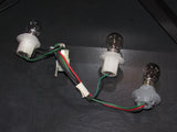 81 82 Honda Prelude OEM Tail Light Bulb Socket & Harness - Left