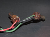 72 73 Datsun 240z OEM Fasten Seat Belt & Choke Light Bulb Socket Harness